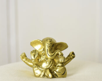 Ganesha 5cm Messing – Bild 2